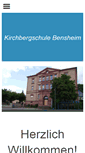 Mobile Screenshot of kirchbergschule-bensheim.de